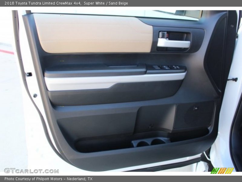 Super White / Sand Beige 2018 Toyota Tundra Limited CrewMax 4x4