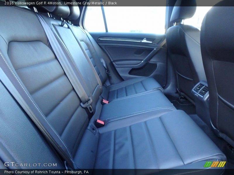 Limestone Gray Metallic / Black 2016 Volkswagen Golf R 4Motion