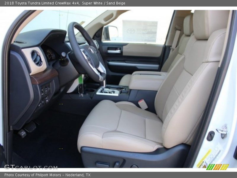 Super White / Sand Beige 2018 Toyota Tundra Limited CrewMax 4x4