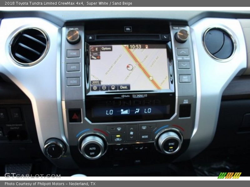 Super White / Sand Beige 2018 Toyota Tundra Limited CrewMax 4x4