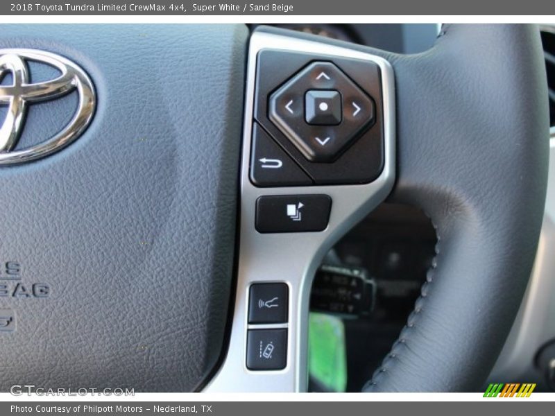 Super White / Sand Beige 2018 Toyota Tundra Limited CrewMax 4x4