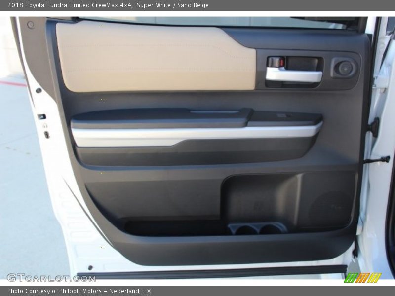 Super White / Sand Beige 2018 Toyota Tundra Limited CrewMax 4x4