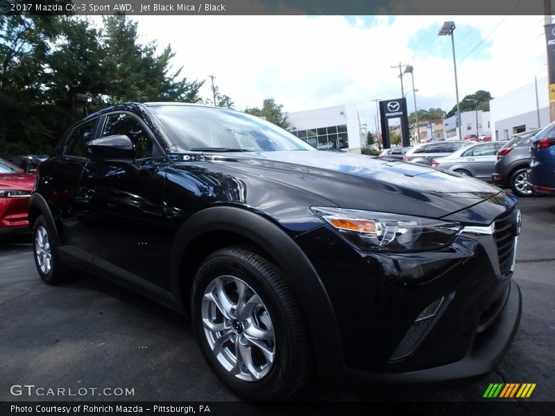 Jet Black Mica / Black 2017 Mazda CX-3 Sport AWD