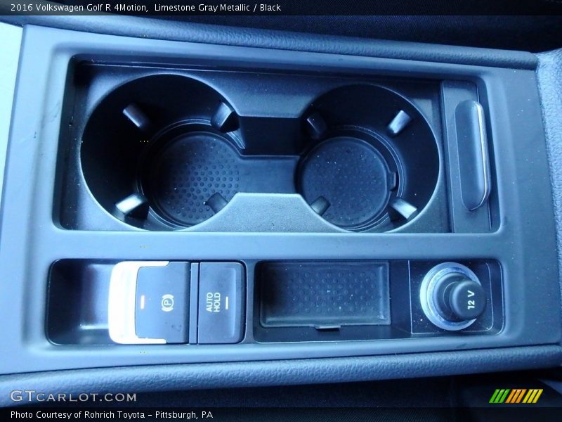 Limestone Gray Metallic / Black 2016 Volkswagen Golf R 4Motion