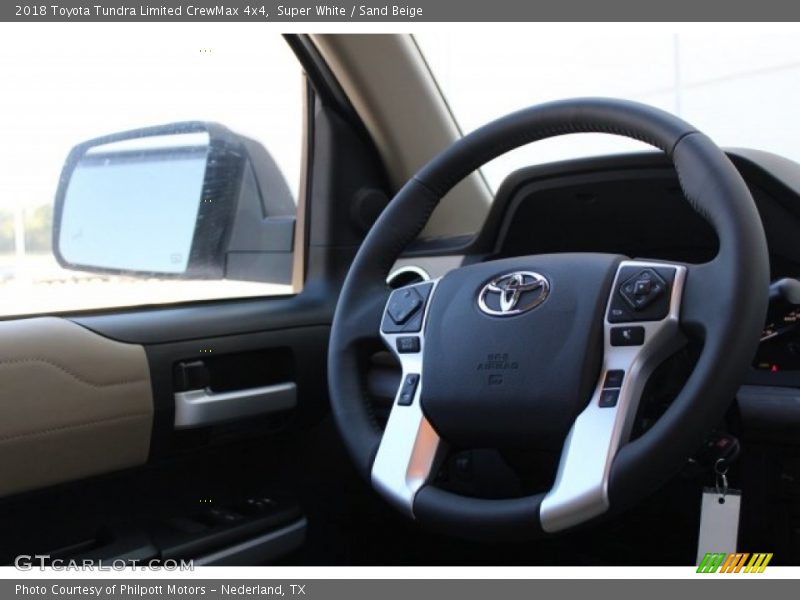 Super White / Sand Beige 2018 Toyota Tundra Limited CrewMax 4x4