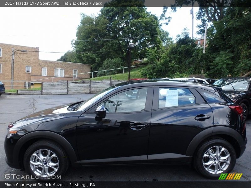 Jet Black Mica / Black 2017 Mazda CX-3 Sport AWD