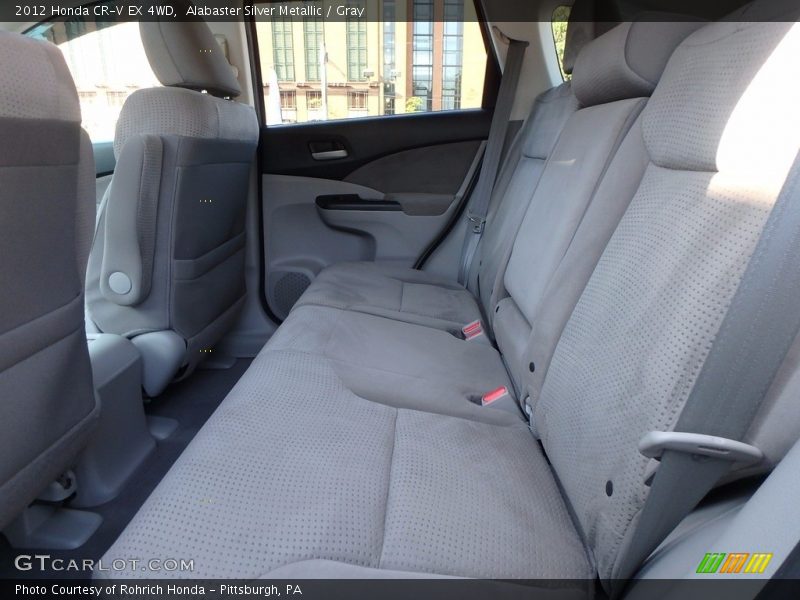 Alabaster Silver Metallic / Gray 2012 Honda CR-V EX 4WD