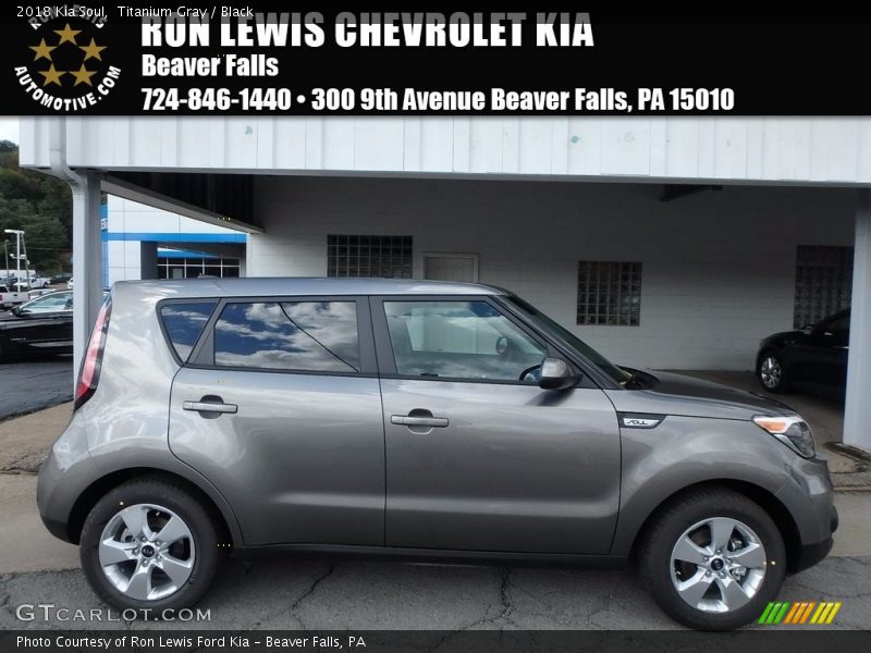 Titanium Gray / Black 2018 Kia Soul