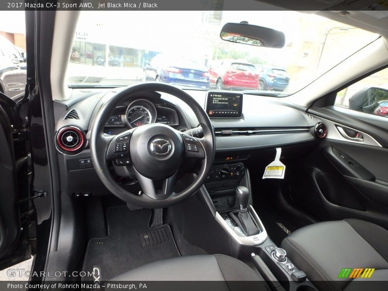 Jet Black Mica / Black 2017 Mazda CX-3 Sport AWD