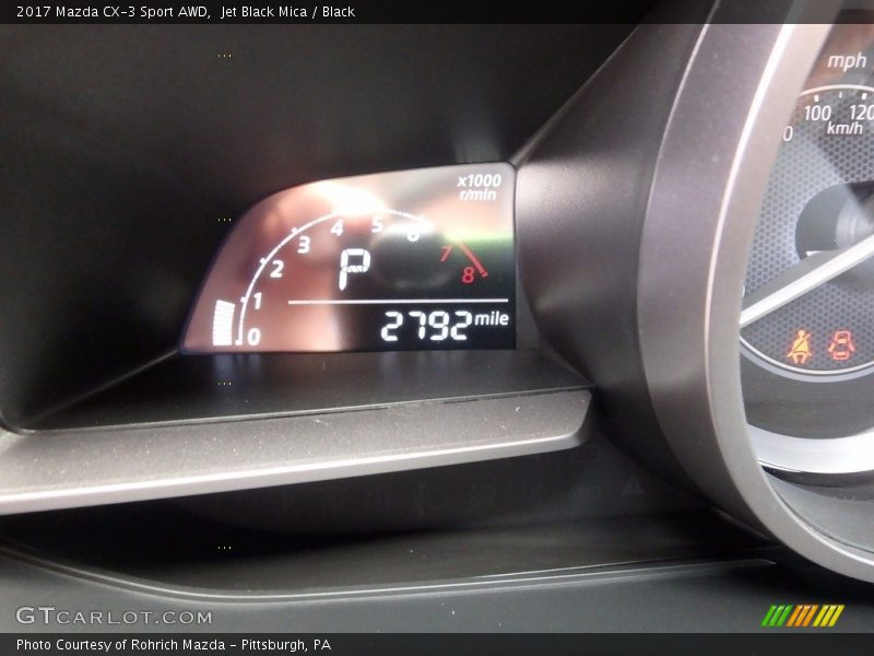 Jet Black Mica / Black 2017 Mazda CX-3 Sport AWD