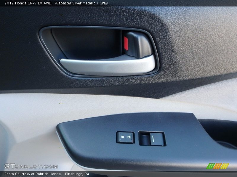 Alabaster Silver Metallic / Gray 2012 Honda CR-V EX 4WD