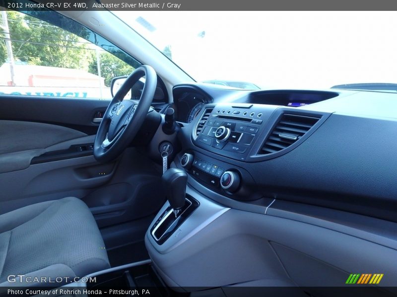 Alabaster Silver Metallic / Gray 2012 Honda CR-V EX 4WD