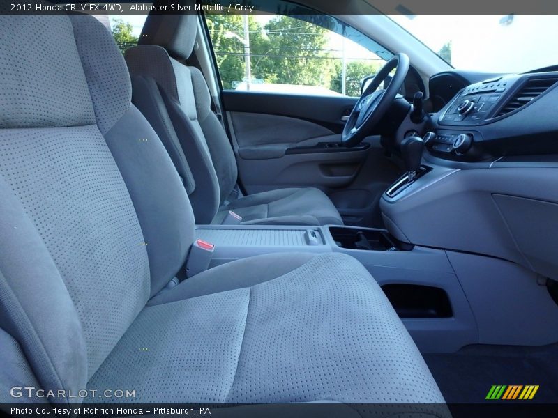 Alabaster Silver Metallic / Gray 2012 Honda CR-V EX 4WD
