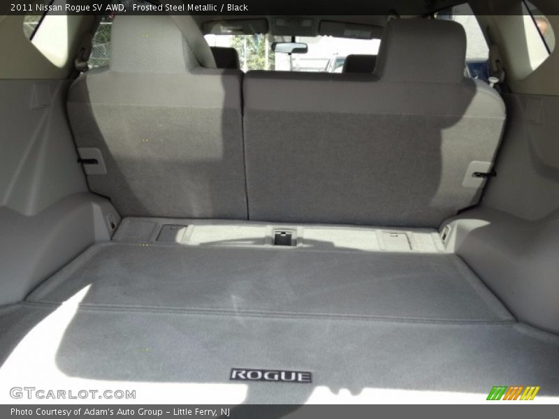 Frosted Steel Metallic / Black 2011 Nissan Rogue SV AWD
