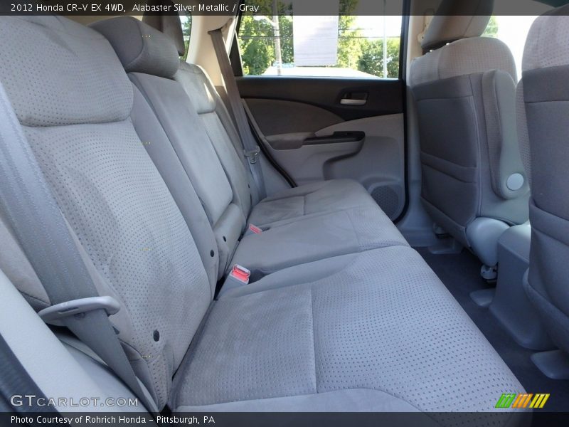 Alabaster Silver Metallic / Gray 2012 Honda CR-V EX 4WD