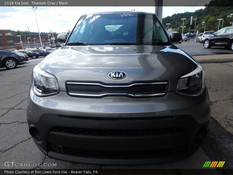 Titanium Gray / Black 2018 Kia Soul