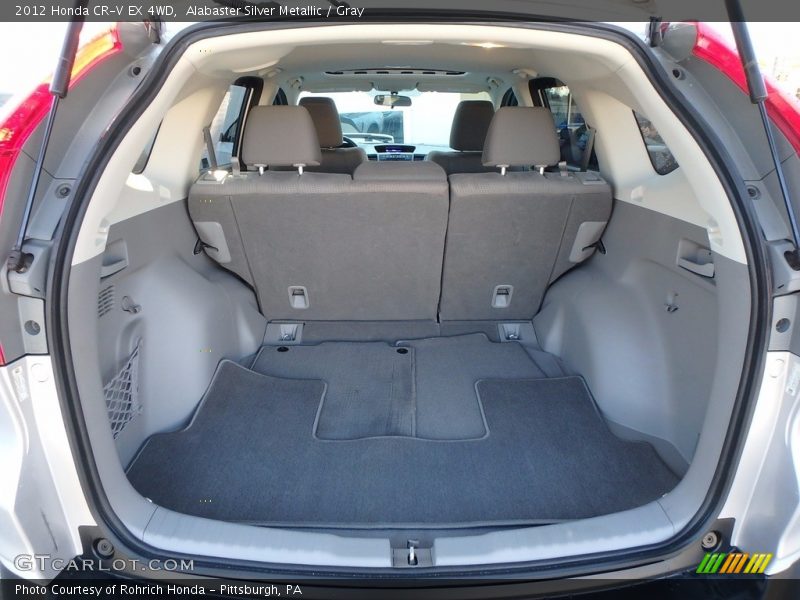 Alabaster Silver Metallic / Gray 2012 Honda CR-V EX 4WD