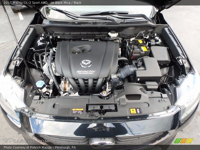 Jet Black Mica / Black 2017 Mazda CX-3 Sport AWD