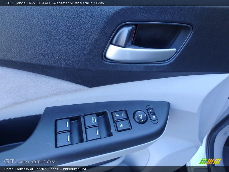 Alabaster Silver Metallic / Gray 2012 Honda CR-V EX 4WD