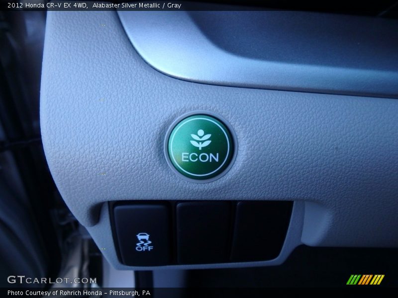 Alabaster Silver Metallic / Gray 2012 Honda CR-V EX 4WD