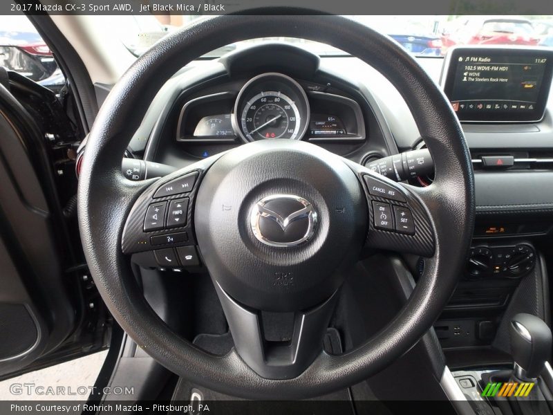 Jet Black Mica / Black 2017 Mazda CX-3 Sport AWD