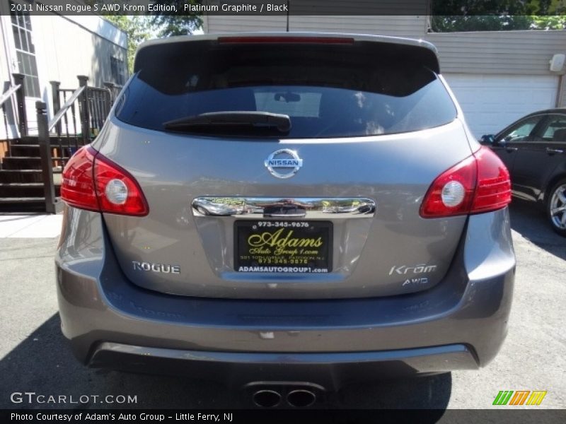 Platinum Graphite / Black 2011 Nissan Rogue S AWD Krom Edition