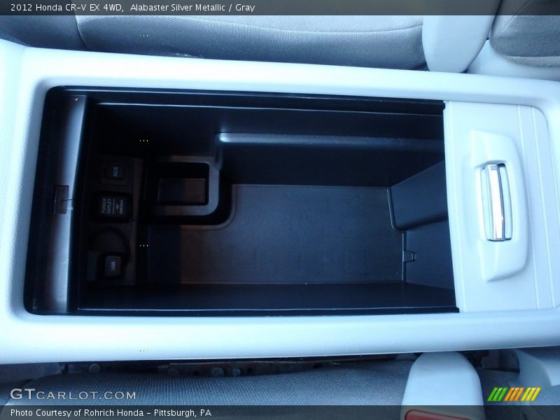Alabaster Silver Metallic / Gray 2012 Honda CR-V EX 4WD