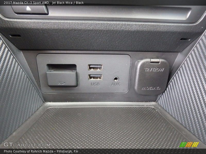 Jet Black Mica / Black 2017 Mazda CX-3 Sport AWD