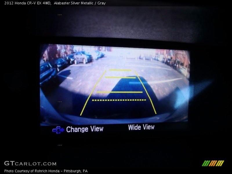 Alabaster Silver Metallic / Gray 2012 Honda CR-V EX 4WD