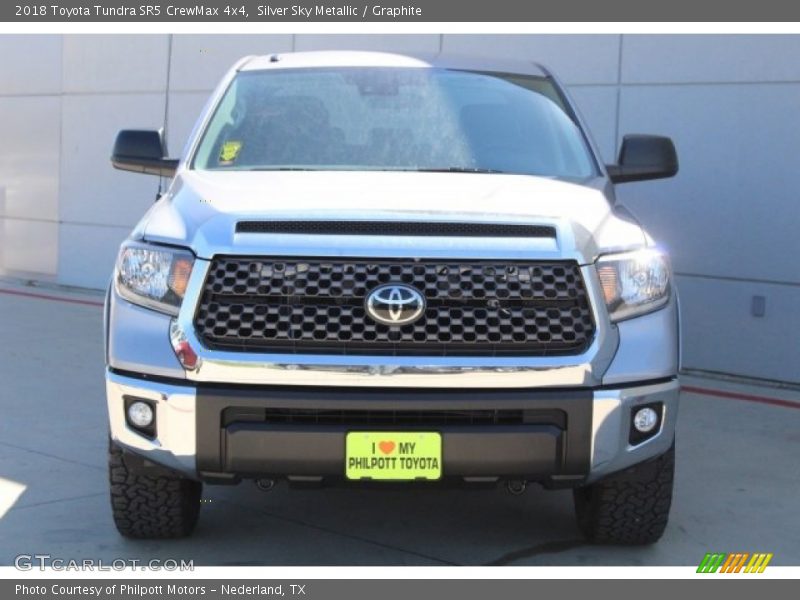 Silver Sky Metallic / Graphite 2018 Toyota Tundra SR5 CrewMax 4x4