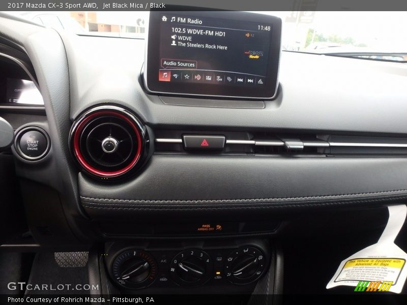 Jet Black Mica / Black 2017 Mazda CX-3 Sport AWD