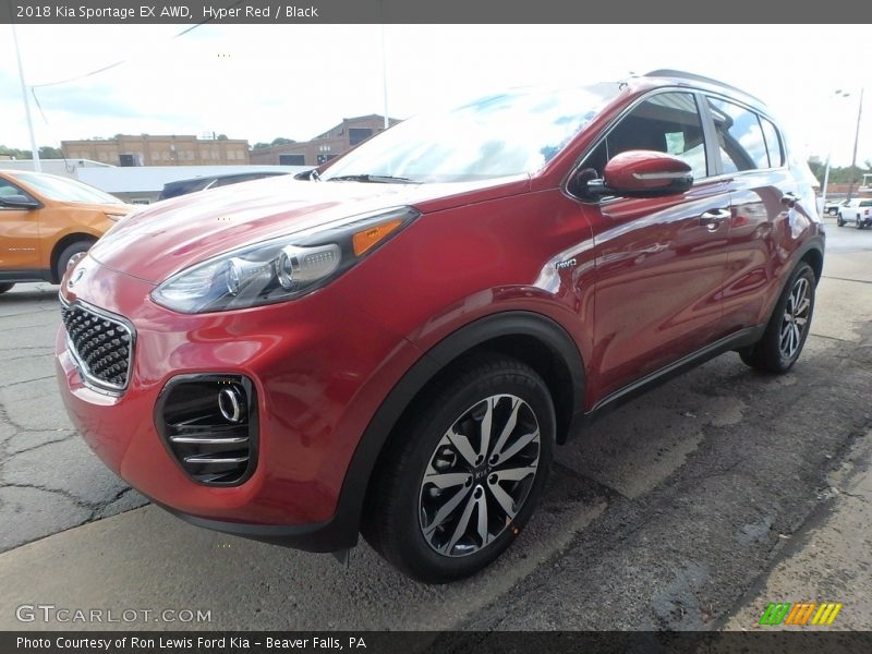 Hyper Red / Black 2018 Kia Sportage EX AWD