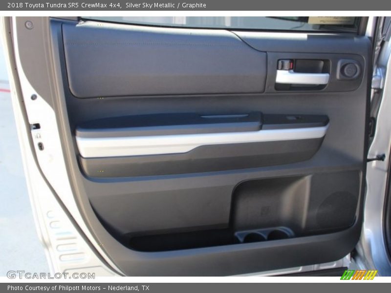 Silver Sky Metallic / Graphite 2018 Toyota Tundra SR5 CrewMax 4x4