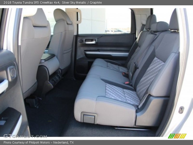 Rear Seat of 2018 Tundra SR5 CrewMax 4x4