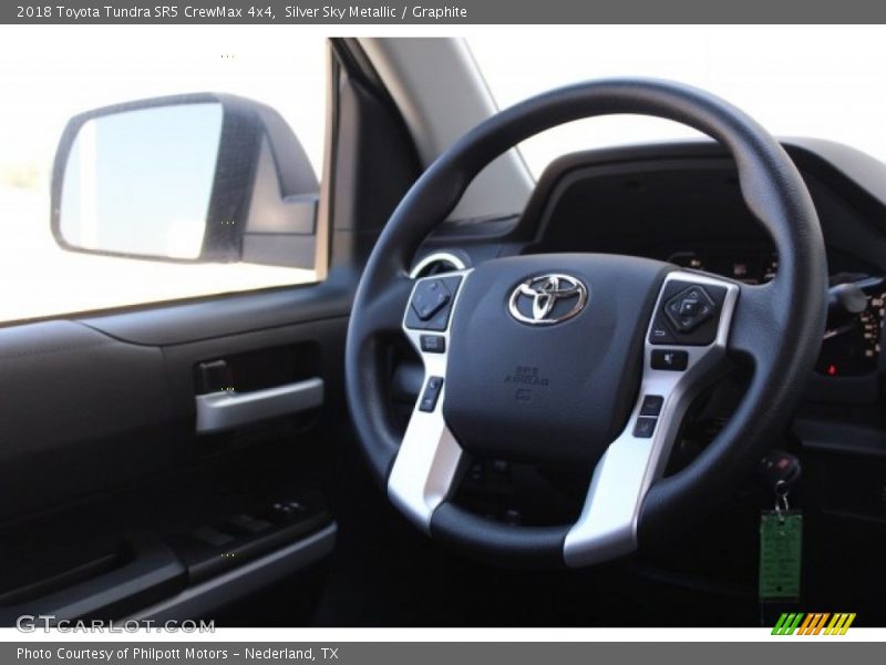 Silver Sky Metallic / Graphite 2018 Toyota Tundra SR5 CrewMax 4x4