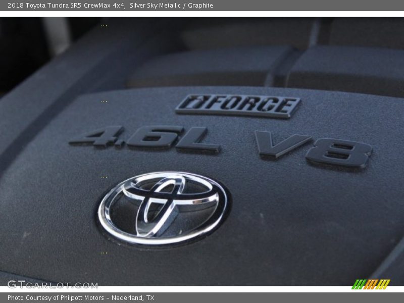 Silver Sky Metallic / Graphite 2018 Toyota Tundra SR5 CrewMax 4x4