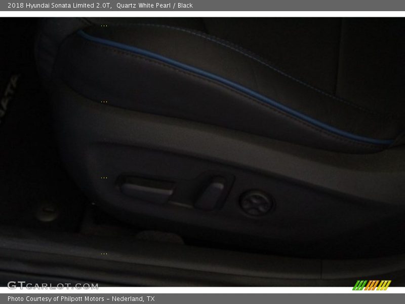 Quartz White Pearl / Black 2018 Hyundai Sonata Limited 2.0T