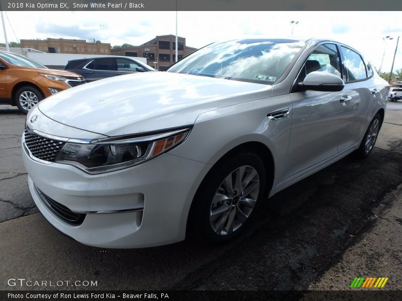 Snow White Pearl / Black 2018 Kia Optima EX