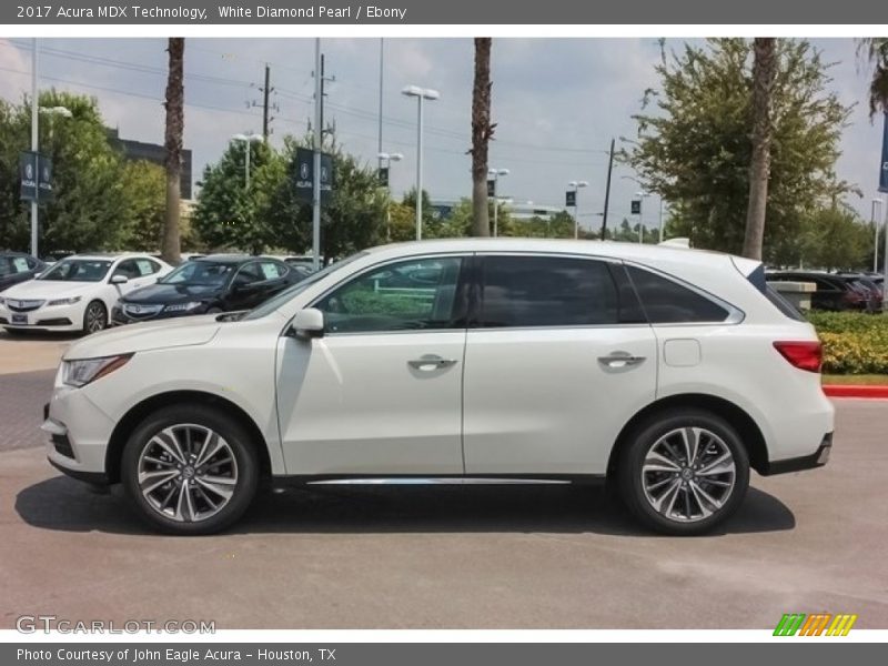 White Diamond Pearl / Ebony 2017 Acura MDX Technology