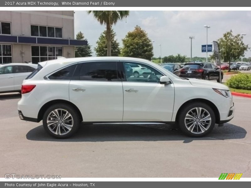 White Diamond Pearl / Ebony 2017 Acura MDX Technology