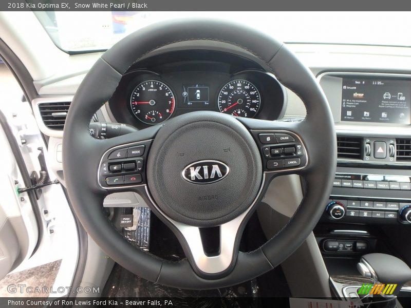 Snow White Pearl / Black 2018 Kia Optima EX