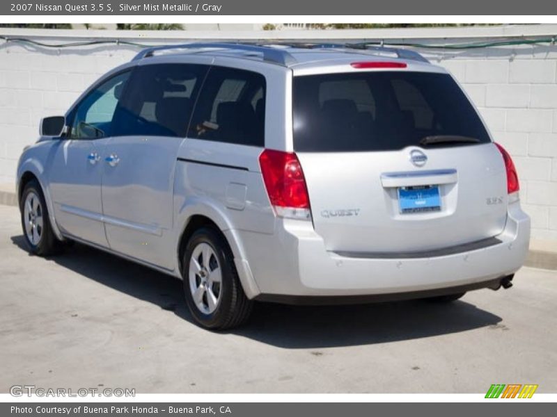 Silver Mist Metallic / Gray 2007 Nissan Quest 3.5 S