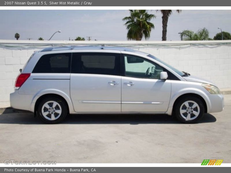 Silver Mist Metallic / Gray 2007 Nissan Quest 3.5 S
