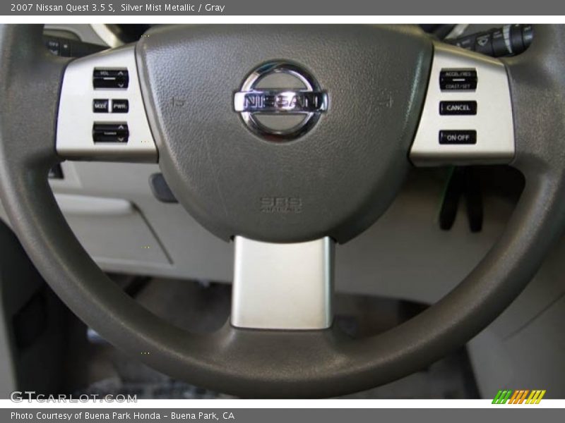 Silver Mist Metallic / Gray 2007 Nissan Quest 3.5 S