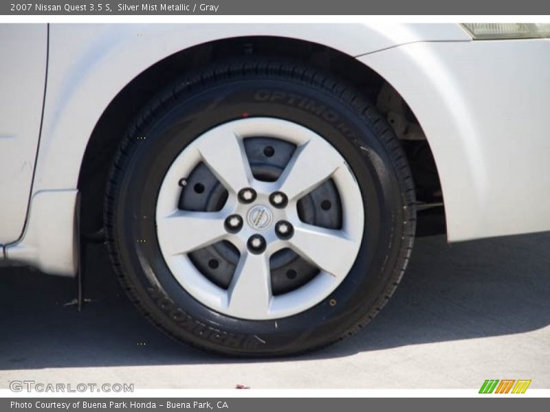 Silver Mist Metallic / Gray 2007 Nissan Quest 3.5 S