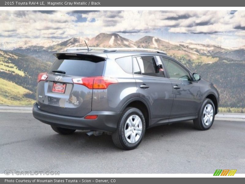 Magnetic Gray Metallic / Black 2015 Toyota RAV4 LE