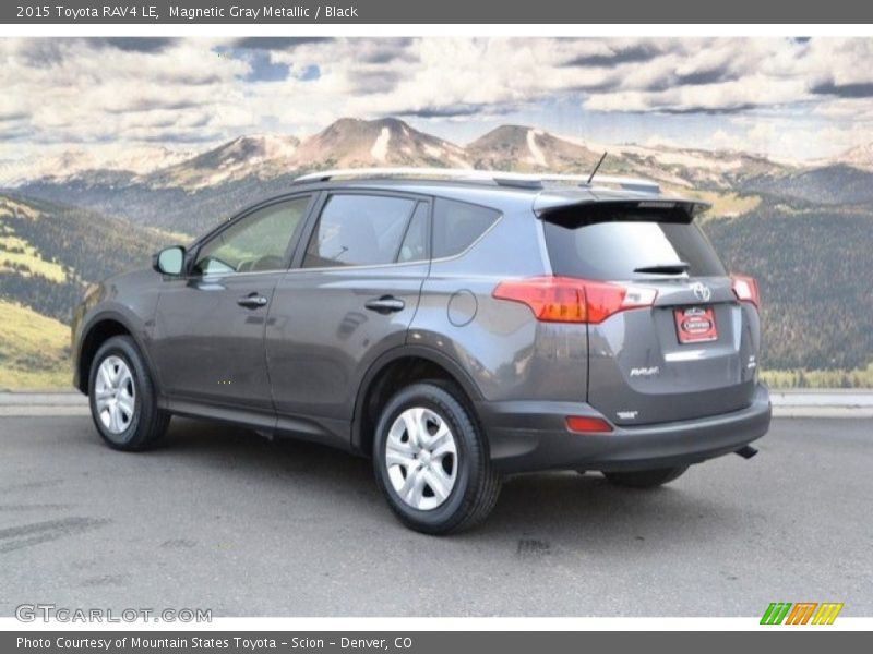 Magnetic Gray Metallic / Black 2015 Toyota RAV4 LE