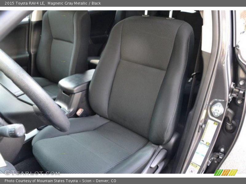 Magnetic Gray Metallic / Black 2015 Toyota RAV4 LE