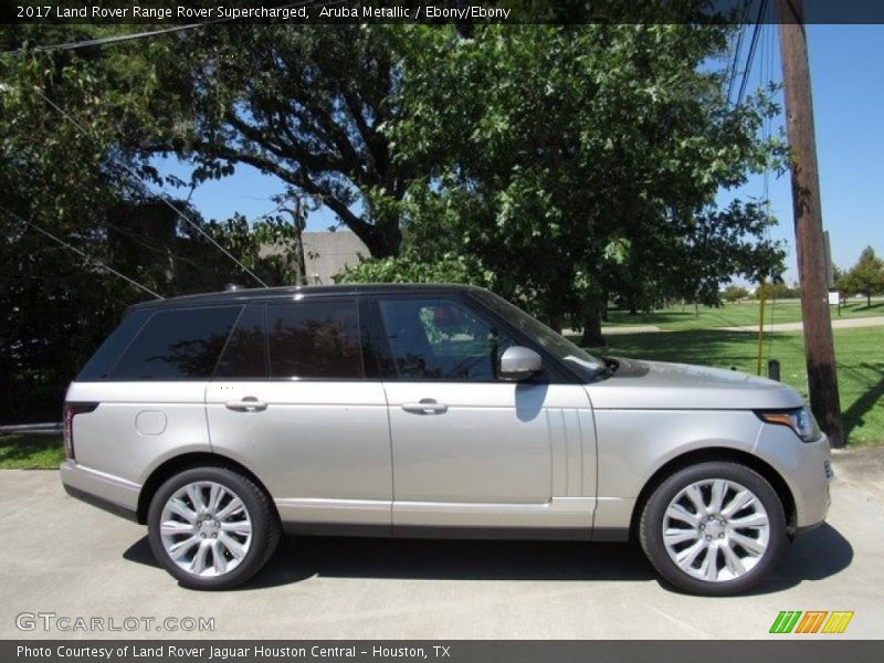 Aruba Metallic / Ebony/Ebony 2017 Land Rover Range Rover Supercharged