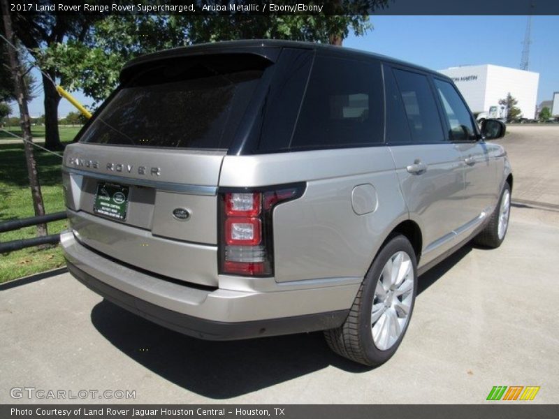 Aruba Metallic / Ebony/Ebony 2017 Land Rover Range Rover Supercharged